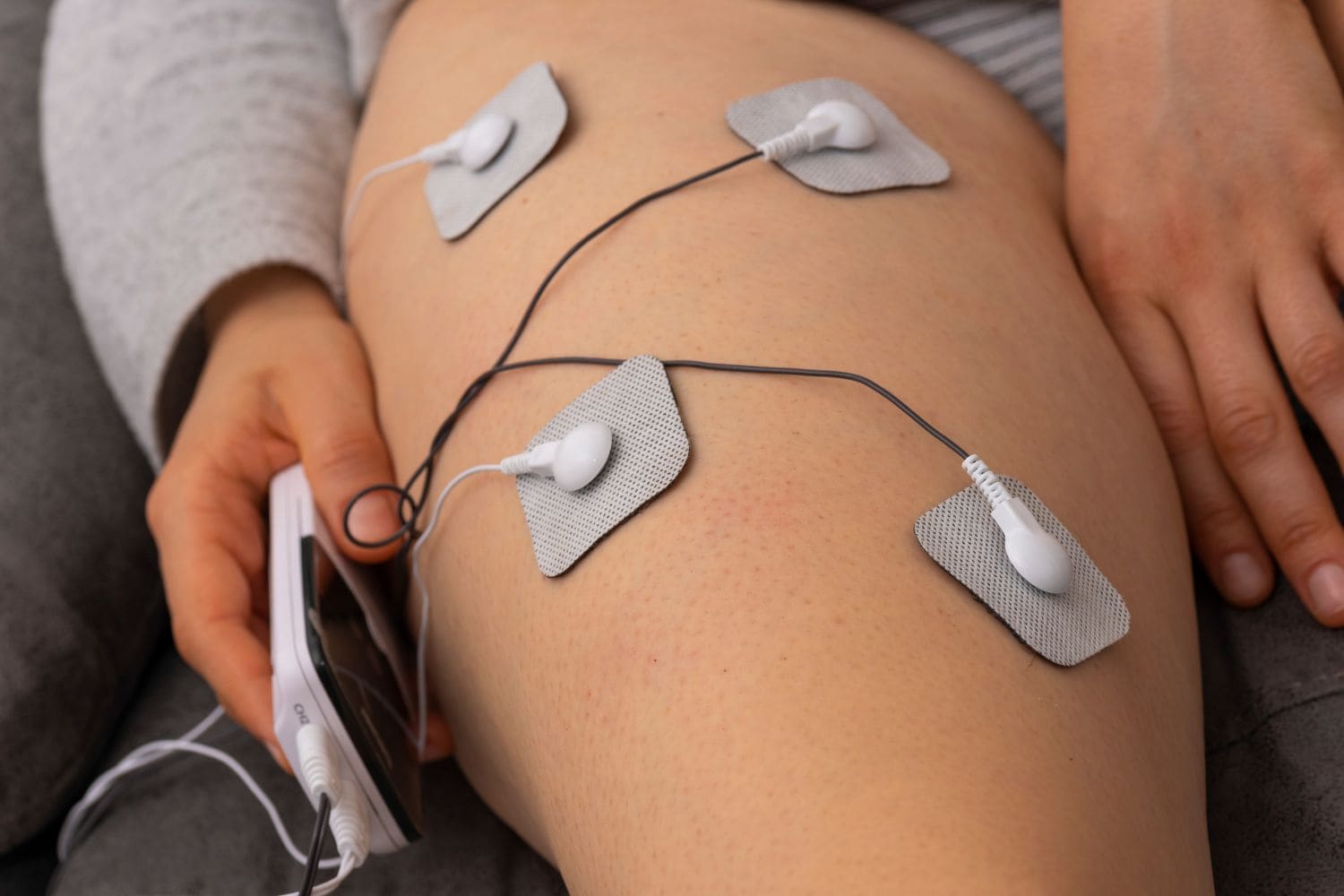 électrostimulation des muscles de la cuisse électrostimulation des muscles de la cuisse