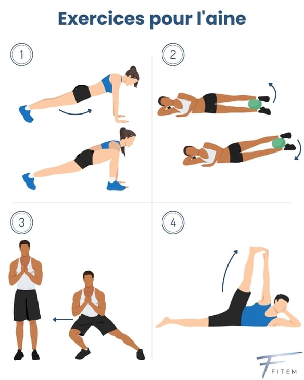 Exercices pour l'aine