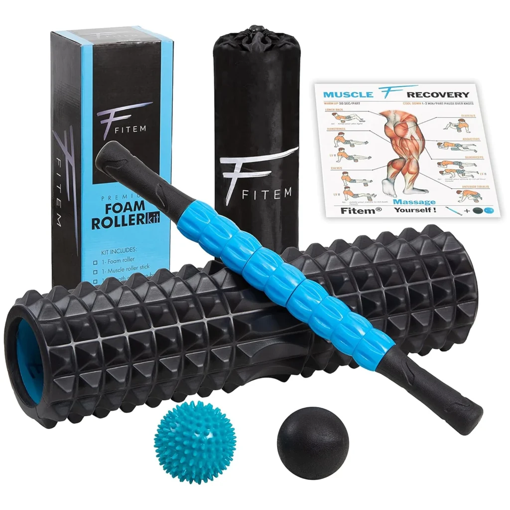 Kit foam roller Fitem et ses accessoires